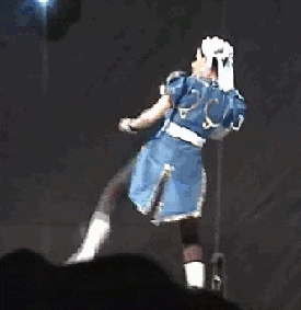 Street Fighter Cosplay GIF