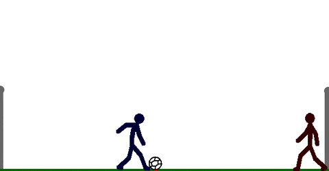 Image result for stickman playing soccer gif