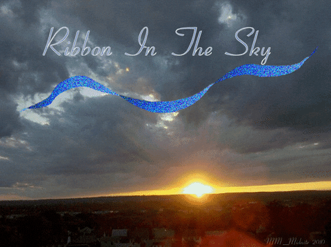 Afbeeldingsresultaat voor ribbon in the sky gif