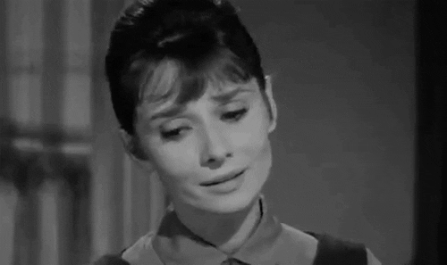 Audrey Hepburn Facepalm GIF