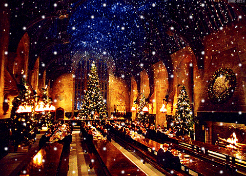 Image result for harry potter christmas gif