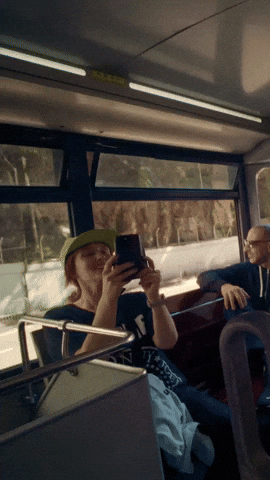 Creator filming content on phone