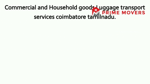 Luggage transport services coimbatore