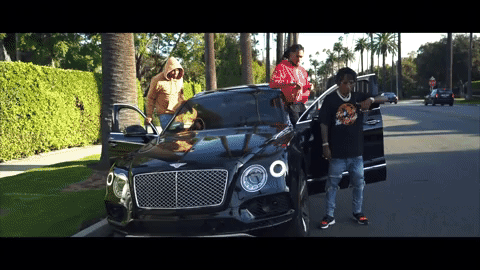 Rich The Kid & Trippie Redd ride through LA in the 'Early Morning Trapping' video