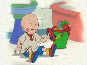 Image result for caillou gif