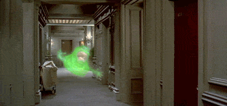 ghostbusters ghosts escape gif