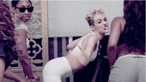 Image result for miley cyrus twerking gif