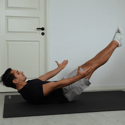 hollow body rocks exercise demonstration