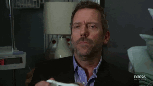 Image result for house fox gif hugh laurie