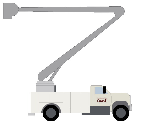 Itsi Bucket Truck Sticker by TEEX (Texas A&M Engineering Extension ...