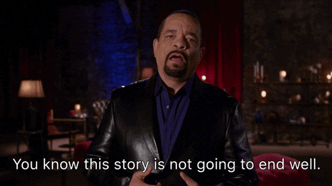 Not Ending Well Ice T GIF by Oxygen - Find & Share on GIPHY