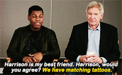 two best friends gif - Harrison is my best friend. Harrison, would you agree? We have matching tattoos. 