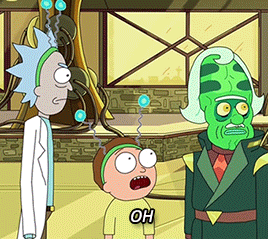 Image result for morty oh snap gif