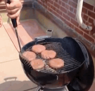 Image result for grill hamburger gif