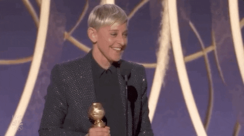 Momento Globos De Oro 2020 Ellen DeGeneres Claro Blog 