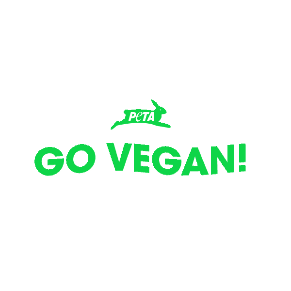 Go Vegan Sticker by PETA Deutschland e.V. for iOS & Android GIPHY