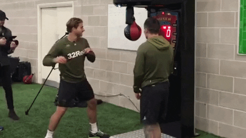 Leeds United Boxing GIF