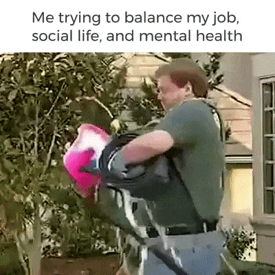 Me trying to balance my life in funny gifs