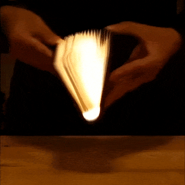 Portable Foldable Wooden LED Magnetic Book Desk Lamp – bibtic