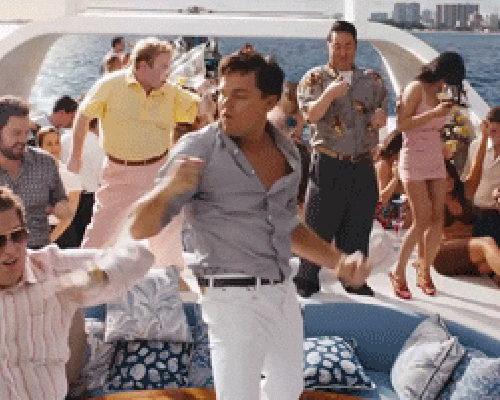 party on a yacht gif