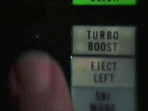 A gif of a thumb pressing a turbo button
