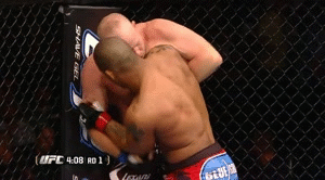 Hector Lombard double leg against Tim Boetsch