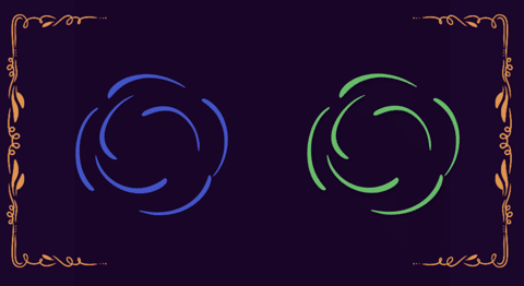 Merge animation &mdash; 2 colour variants