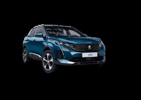 Peugeot 3008 SUV animated GIF colors