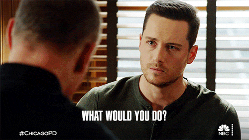 Man asking what would you do