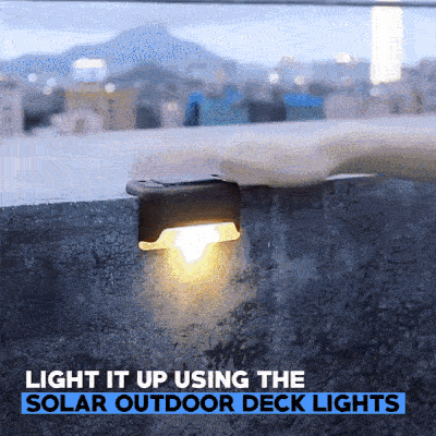 Solar Outdoor Deck Lights (Set of 4) - Inspire Avenue