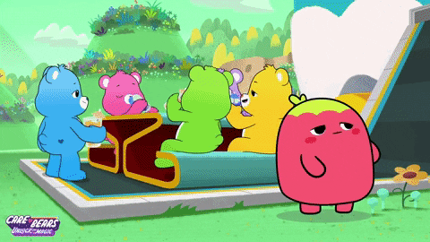 Trouble Dibble GIF by Care Bear Stare!