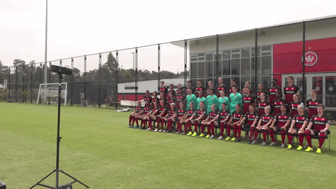 Western Sydney Wanderers Team Photo GIF by wswanderersfc ...