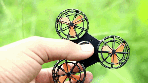 Flying Fidget Spinner Interactive Mini Drone – Geekugo