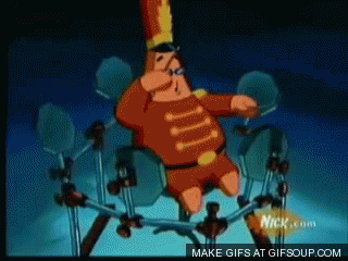 Image result for patrick drums gif