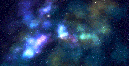 Animated gif of nebulae rotation