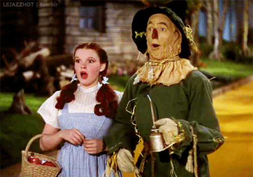 Wizard Of Oz Suprised GIF - Find &amp; Share on GIPHY