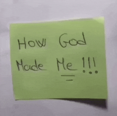 How God made me in funny gifs