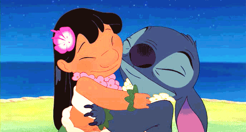 Lilo and Stitch hugging - top Disney song “Hawaiian Roller Coaster Ride”