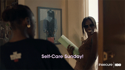 Issa rae and molly from HBO Max hit series Insecure meeting to enjoy a day of self care sunday.