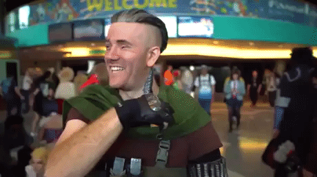 Marvel cosplay in hollywood gifs