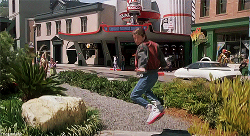 back to the future michael j fox hoverboard marty mcfly