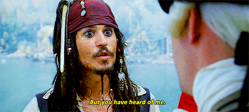 Captain Jack Sparrow scene gif