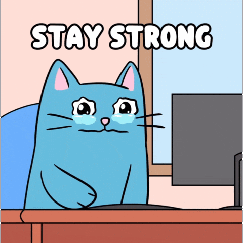 Motivational encouragement GIF about keeping going and not giving up