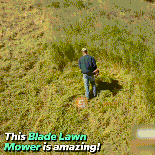 6Blade™- Steel Razor Blade Lawn Mower