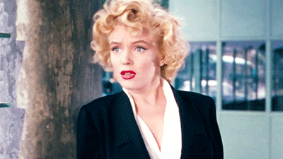 Image result for marilyn monroe surprised gif