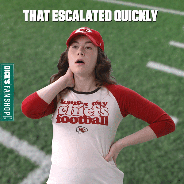 Kansas City Chiefs Wow GIF by DICK'S Sporting Goods Find & Share on GIPHY