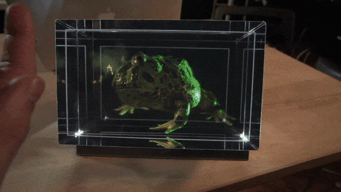 The Looking Glass visar 3D som hologram