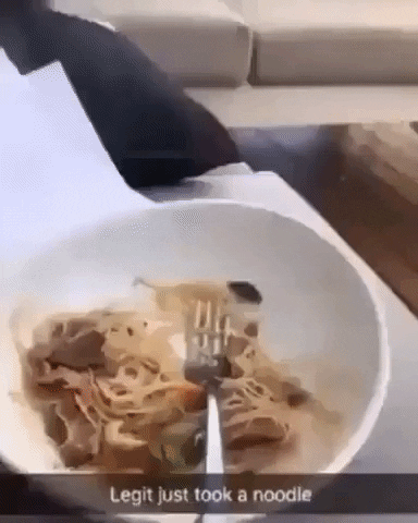 Legit just took a noodle in wtf gifs