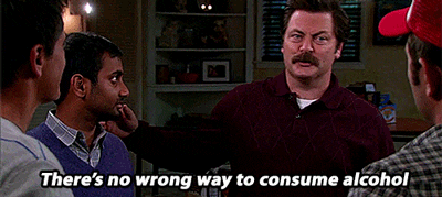 Ron Swanson Alcohol GIF - Find & Share on GIPHY
