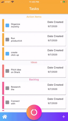 GIF of Pull To Refresh